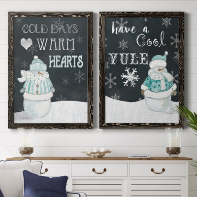 " Cold Days Warm Hearts " 2 - Pieces