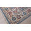 Tapis traditionnel ivoire en laine noué à la main