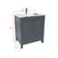 Ensemble de meuble-lavabo autoportant 30 po Anvay en blanc mat avec plateau en marbre de Carrare-1342386984-1525365370