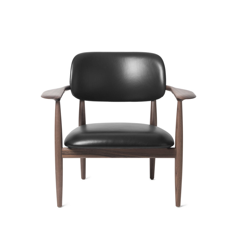 Slow Upholstered Armchair, Onyx Oak, Omega Ice