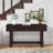 52 Inch Sofa Table With Storage Drawers, Mid Century Farmhouse Fluted Console Table With Solid Wood Legs. Entryway Table For Living Room TV, Hallway Entrance Foyer-142784586