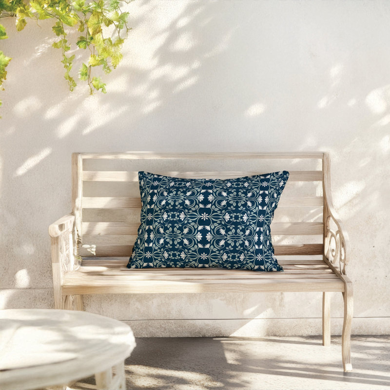 Coussin Savanah, Bleu