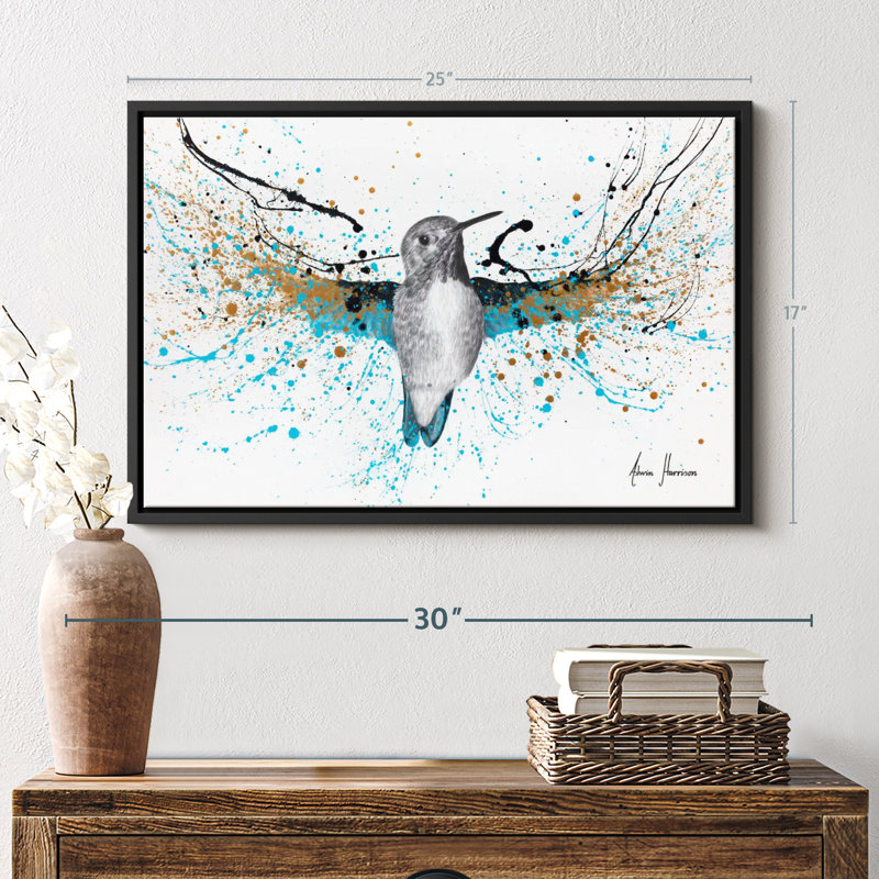 «Golden Night Hummingbird», H 17 po x l 25 po