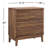 Render 3-Drawer Bachelor''s Chest In Walnut