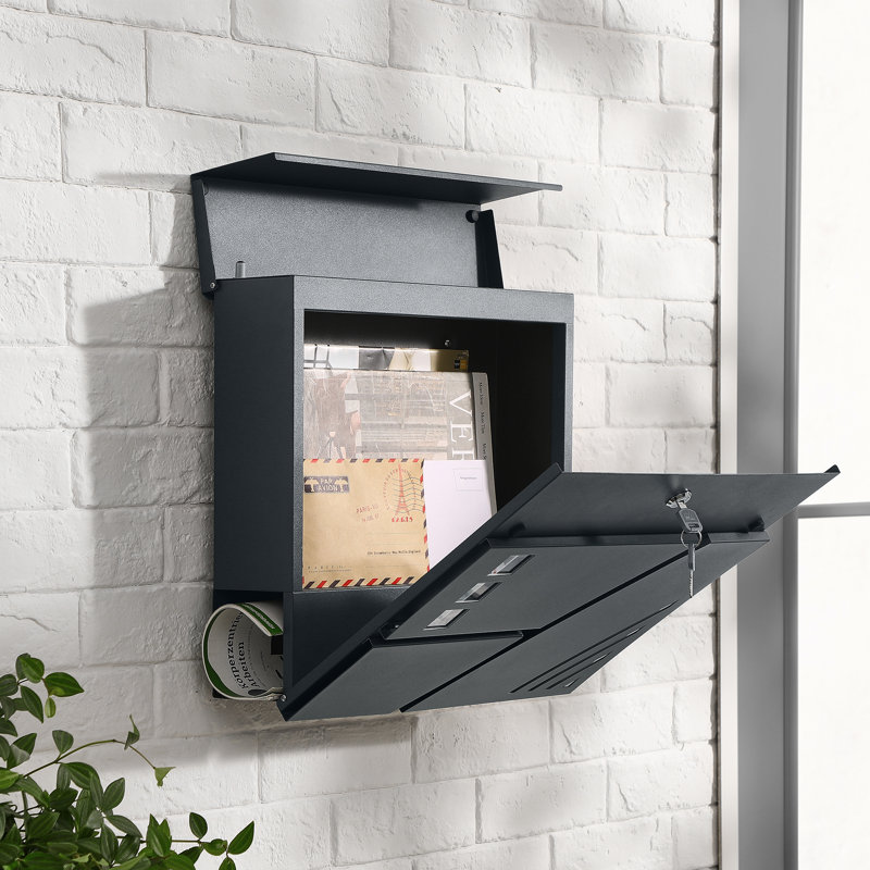 Steel Wall Mounted Post Box