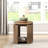 Round End Table with Open Shelf