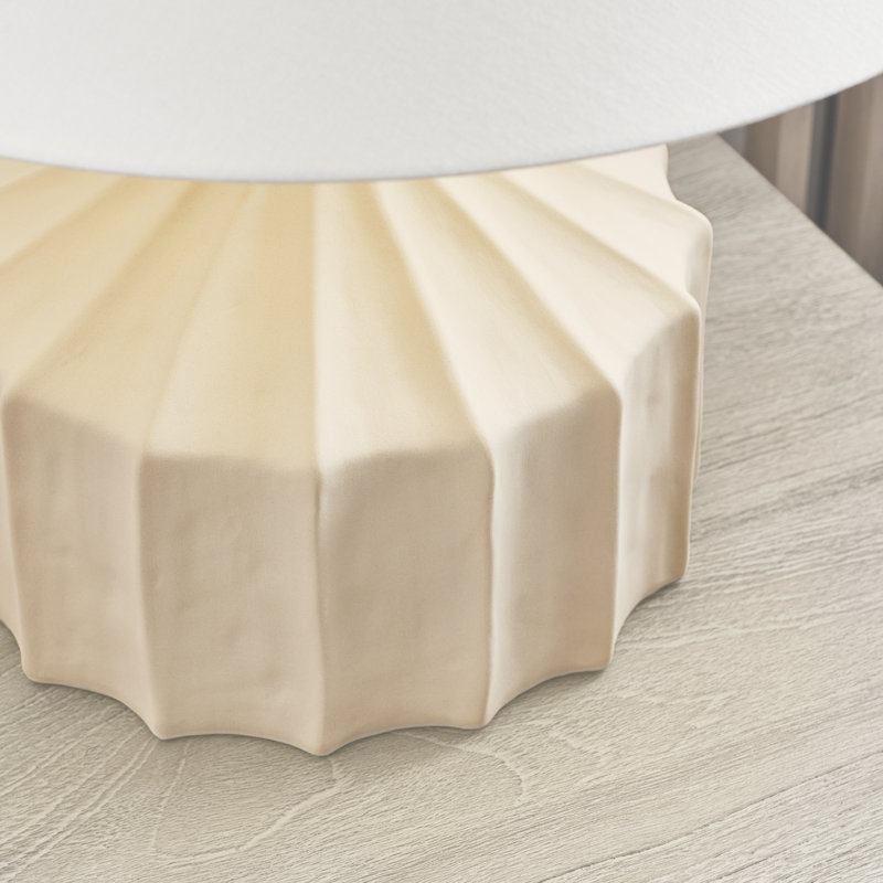 Veneto Table Lamp, 18.5" H x 19.5" W x 19.5" D, Matte Concrete