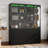 78.7" H 8-Door Glass Display Stand With LED Lighting