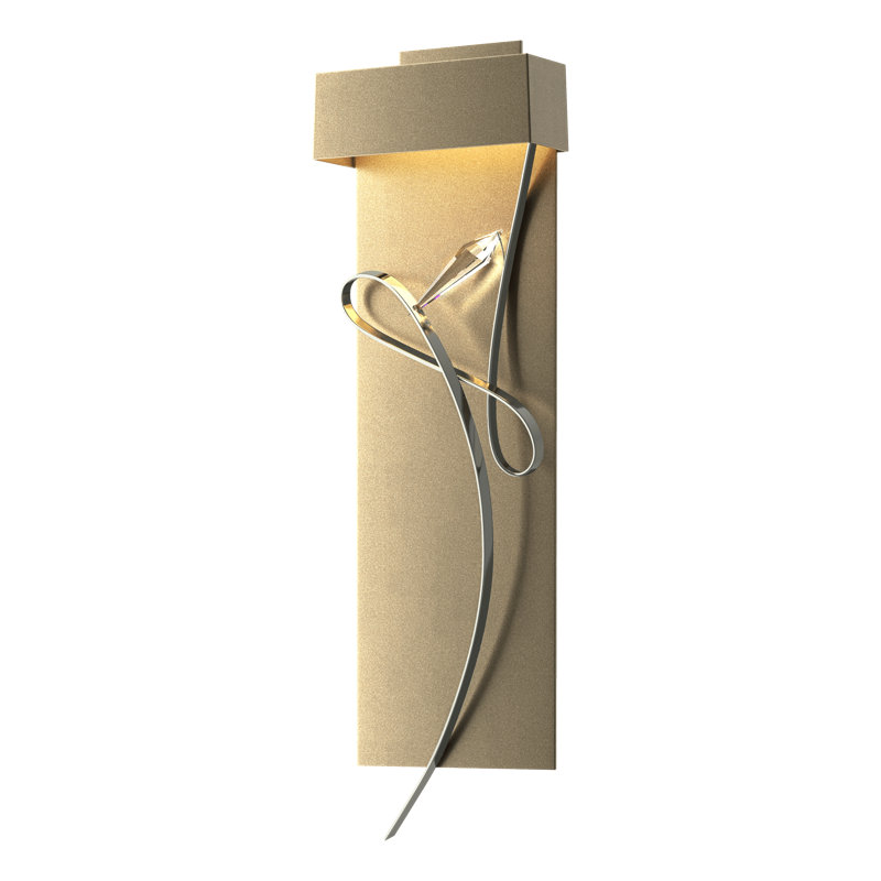 Rhapsody 1-Light LED Flush Mounted Sconce, Soft Gold, Sterling