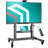 Motorized TV Stand Portable for 50 - 100 Inch TV up to 265 lbs, Tilting Adjustable with Remote