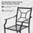 Metal 7-Piece Outdoor Patio Dining Set with Cushions 