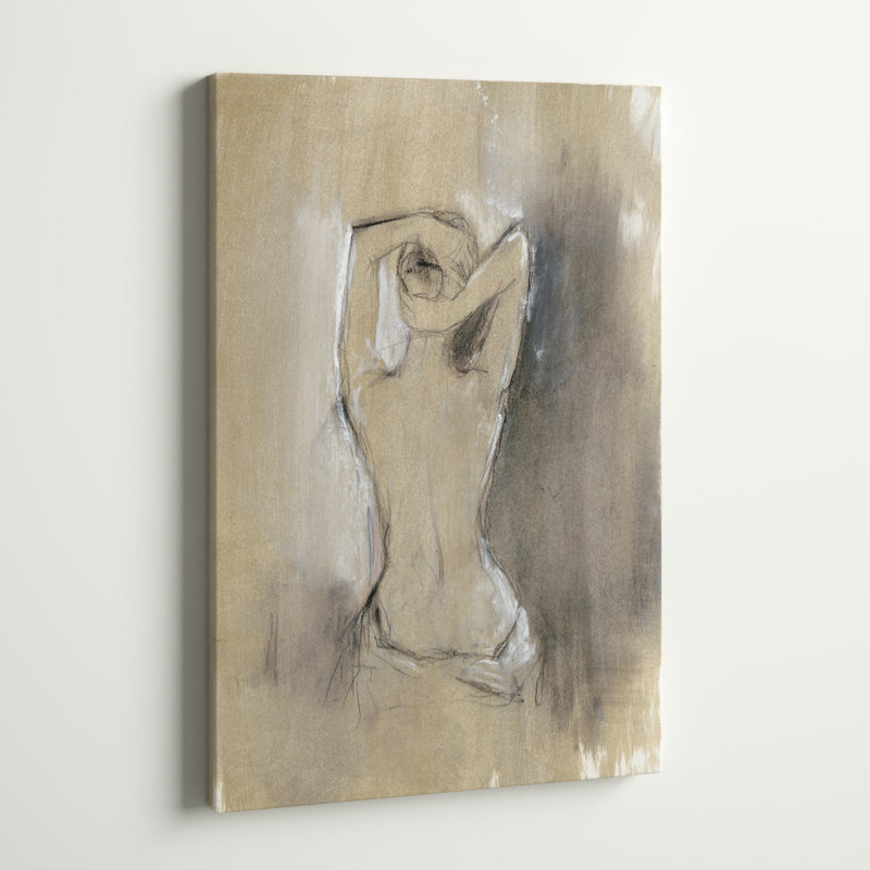 «Contemporary Draped Figure I» par Ethan Harper, reproduction d'art sur toile tendue, H 30 po x l 20 po, Sans cadre