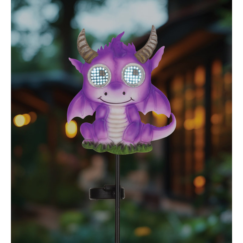 Eye Roller Solar Stake - Dragon