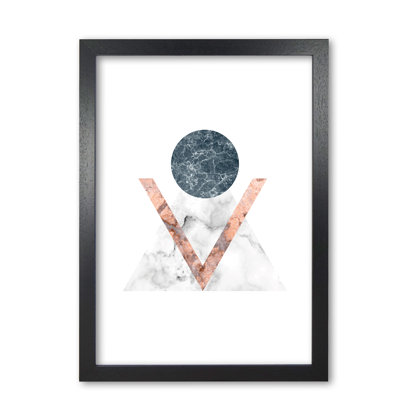 Marble Triangle Abstract - Print