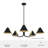 Grove Isle 5 - Light Unique Geometric Chandelier-58926017