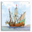 «Nautical Ships-c» par Jean Plout, art mural en verre acrylique-1796256044