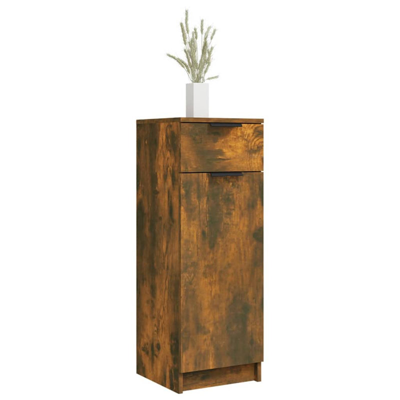 Jihyun Bathroom Storage, Smoked Oak