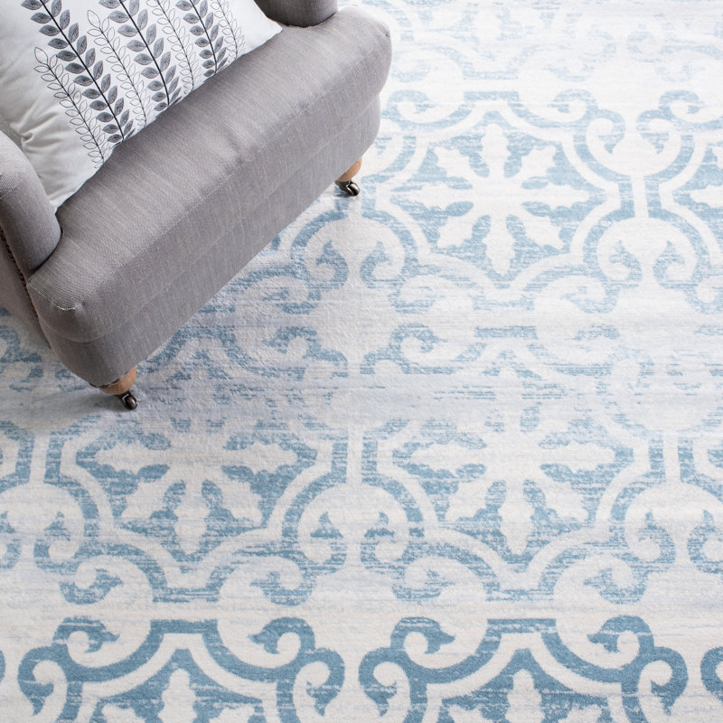 Abri Performance Geometric Rug, Rectangle 5'3" x 7'7"