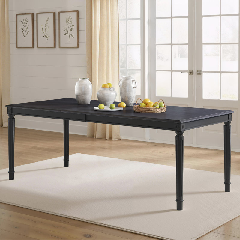 Table de salle à manger Auserine, Gris
