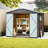 6*8Ft Outdoor Workshop - Materials & Functional Windows Storage Ventilated For Control