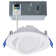 4" White Selectable Colour Temperature Dimmable IC Rated LED Canless Recessed Lighting Kit