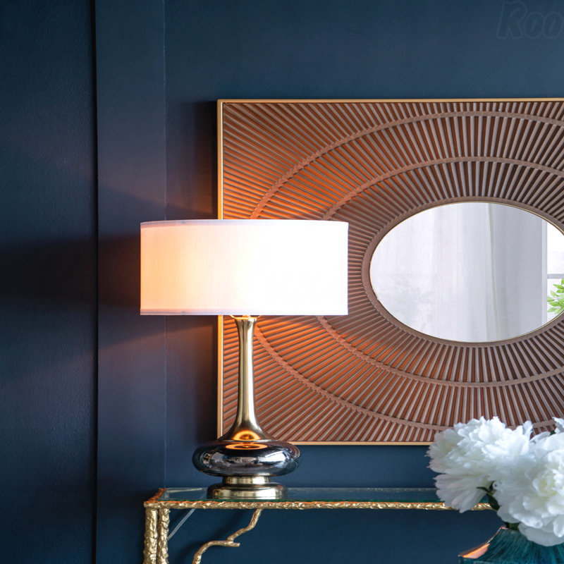 Table Lamp - With Glass Drum Accent Base