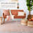 Machine Washable Causglen Southwestern Light Pink Area Rug-1393047735