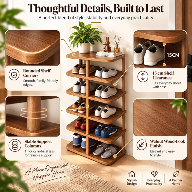 12 - Pair Shoe Rack