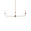 Lustre classique à 2 lumières de style bougie avec détails en fer forgé Nottaway