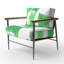 Fauteuil d'appoint rembourré Walt Crossing Paths II-1806533016-1801634333
