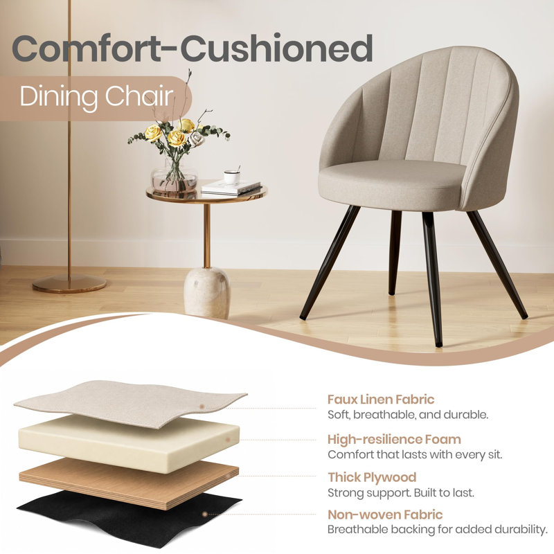Dining Set, Grey, Beige