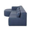 Canapé modulaire de 144 po avec deux chaises longues et cinq coussins de dossier, canapé-lit à combinaison libre pour le salon-738791180