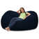 Bean Bag Chair Lounger - Large 6-Foot Shredded Memory Foam Bean Bag Chair - Removable, Machine Washable Microfiber Cover - Cozy 2-Person Breton Brand Sofa Lounger for Reading, Relaxing, and Gaming, in Multiple Colors and Fabrics