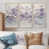 Toile naturelle avec cadre flottant