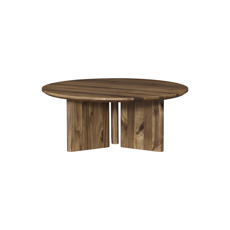 Hai 39" Round Acacia Wood Coffee Table