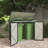 6 ft. W X 3 ft. D Galvanized Steel Horizontal Garage Shed