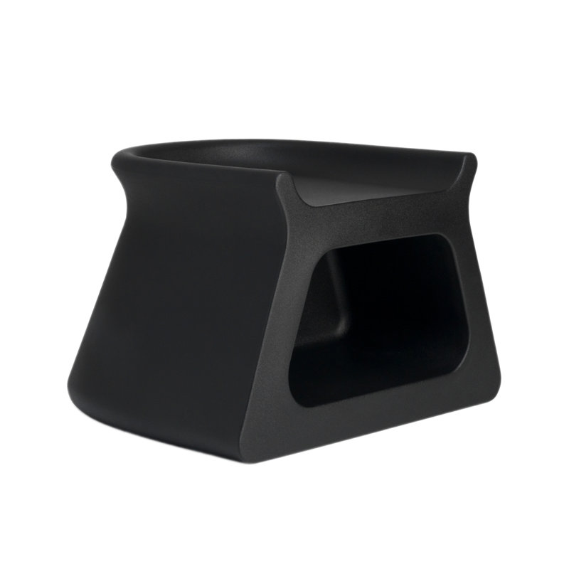 Table basse pal en plastique, Noir