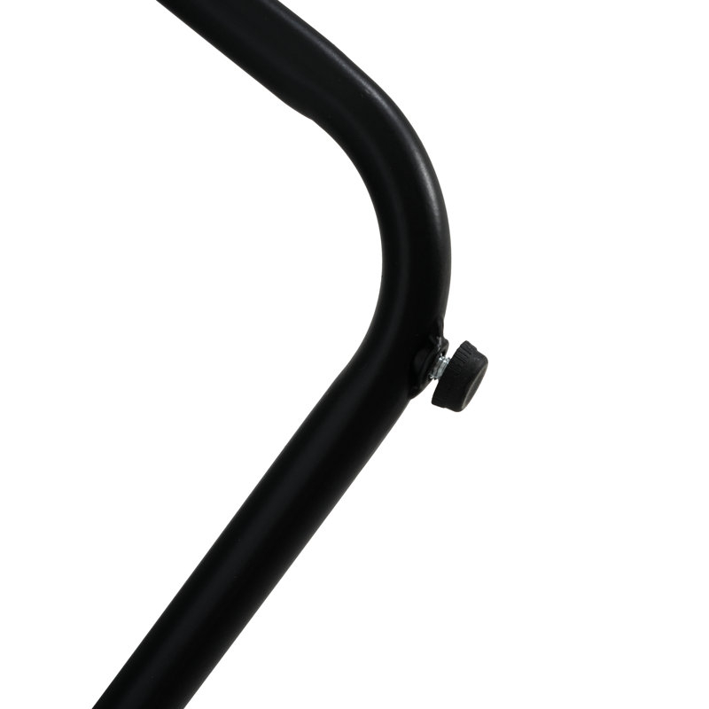 Table basse contemporaine avec un design géométrique artistique, une base en métal robuste et un cadre carré en verre trempé noir facile à entretenir pour un look