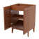 Calandre 24" Slat Modern Farmhouse 2-Shelf Bath Vanity Cabinet Only (Sink Basin not Included)
