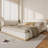 ​​Elegant Queen/King Upholstered Platform Bed – Simple, Sturdy, and Skin-Friendly​-874885348