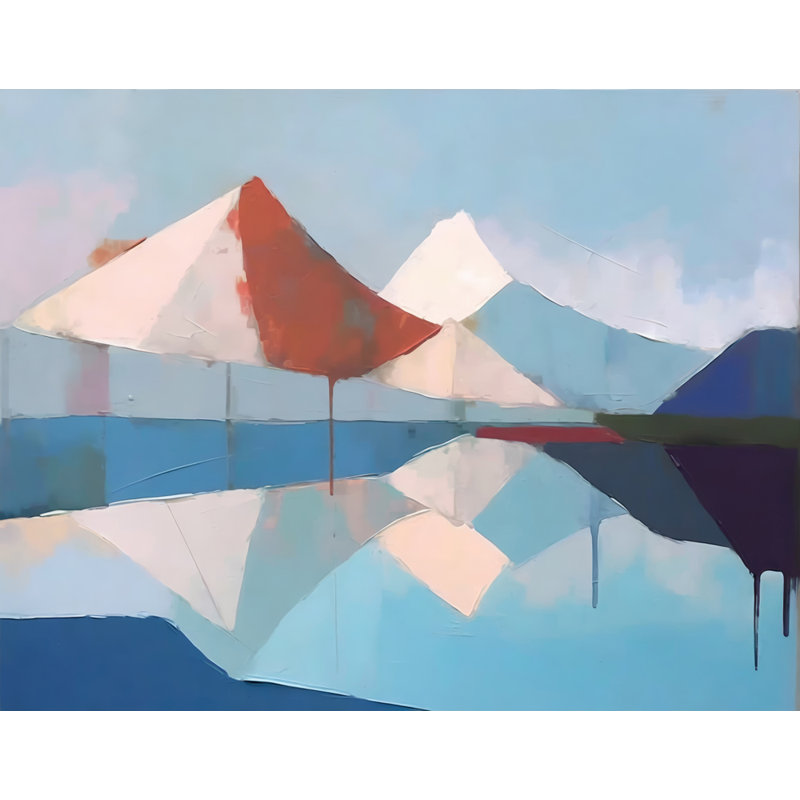 "Paysage 60" sur toile, H 15 po x l 18 po