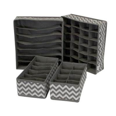 4 Piece Foldable Underbed Storage