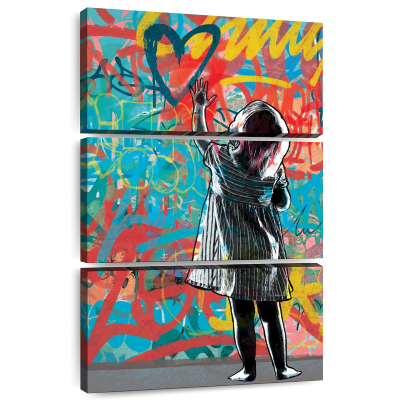 Portrait d'un enfant urbain Leisha, H 32 po x l 20 po