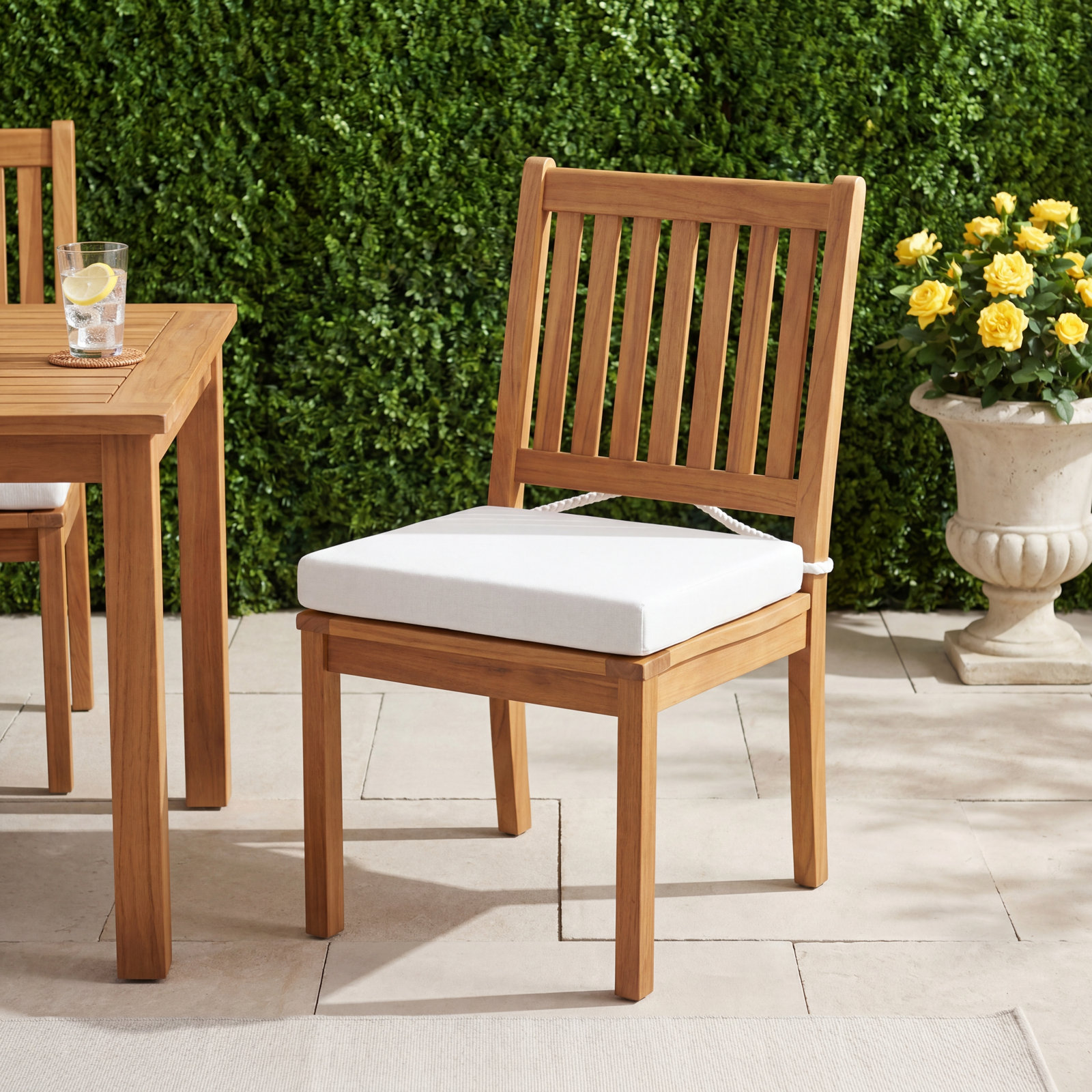 17" Sunbrella® Seat Cushion, Sunbrella® Canvas Natural