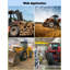 Pince sur fourches à débris pour seau de 48 po - Fourches à palettes robustes de 2 500 lb avec 5 dents pour accessoires de tracteur, seau de chargeur, mini chargeuse