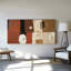 Art mural Mid-Century moderne en toile pour salon-133672502