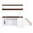 Twin Trundle Bunk Bed With White+Walnut Finish, Desk Storage And Sockets , Desk, - White/Walnut
