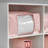 Jumbo Storage With Clear View - TUSK® College Storage - Rose Quartz
