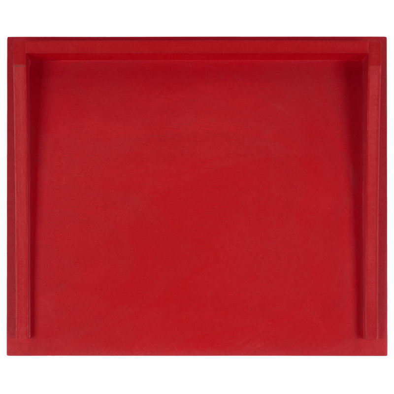 End Table, Bright Red