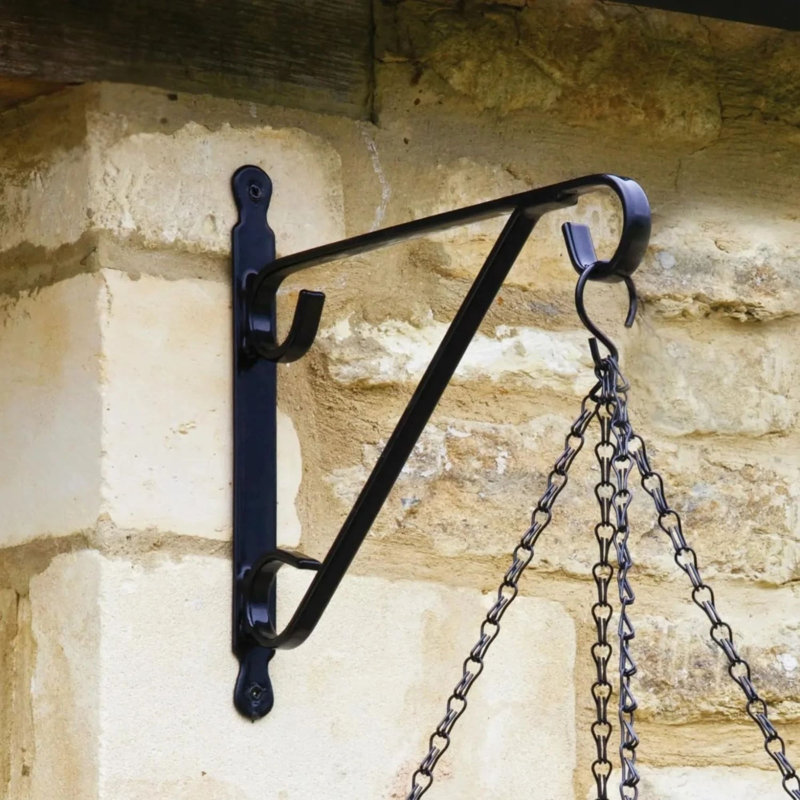 Set of 2 12/14'' Flower Basket Bracket